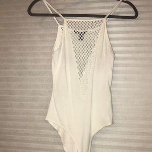 Forever 21 White Bodysuit